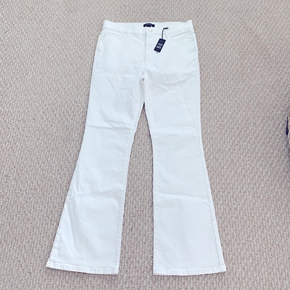 Ann Taylor White Slim Boot Jean - Picture 6 of 16